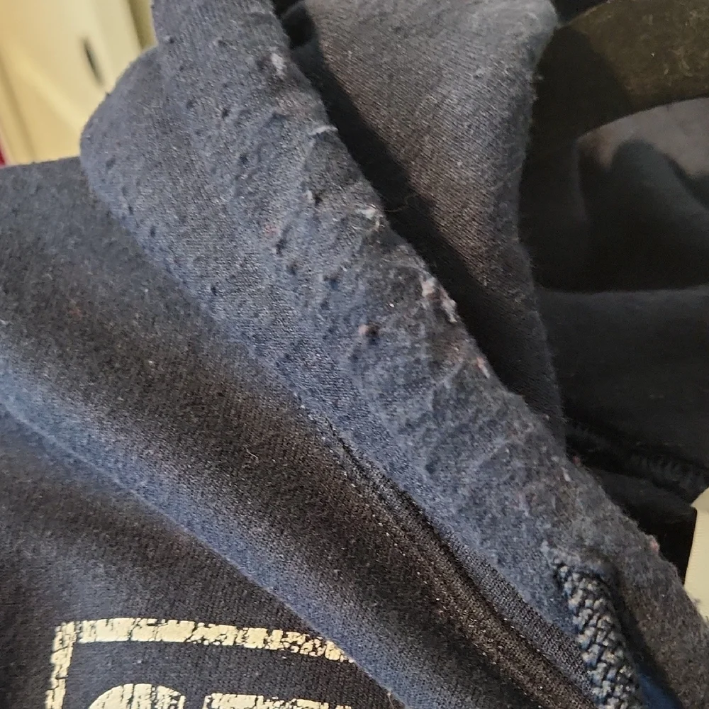 Gildan Dark Blue Dallas Cowbous Graphic Hoodie Men's Sixe Xl - Picture 6 of 6